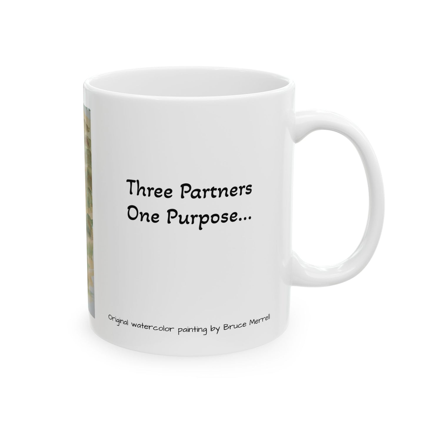 Cowboy Mug - Cowboy on Horse with Cow Dog Painting